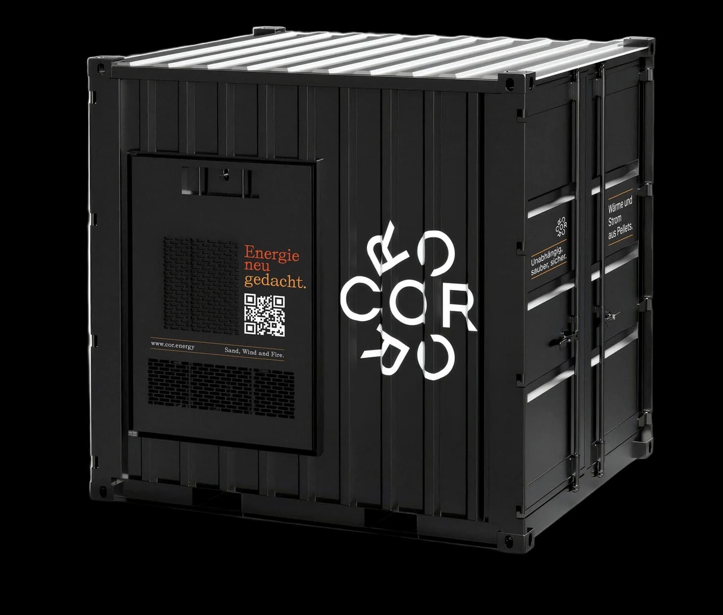 COR.tainer — Energiezentrale im Containerformat