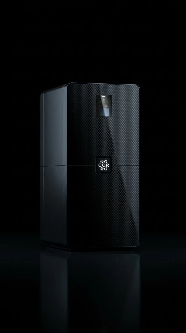 COR.gen — CO₂-neutrales Pellets-Blockheizkraftwerk