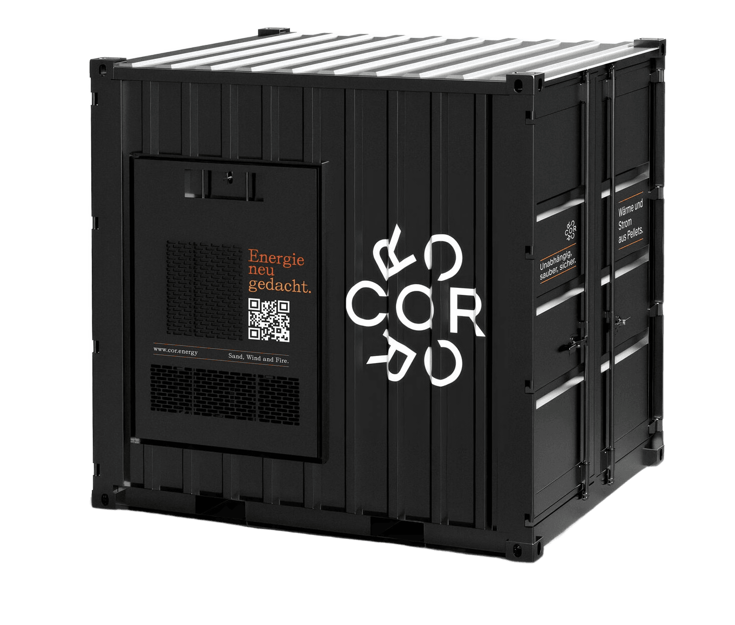 COR.tainer — Energiezentrale im Containerformat